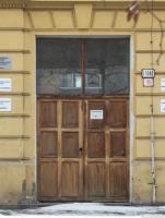 Photo Texture of Doors Double Wooden